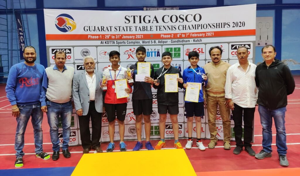 Khushi, Shlok triumph in State TT Championships 2020