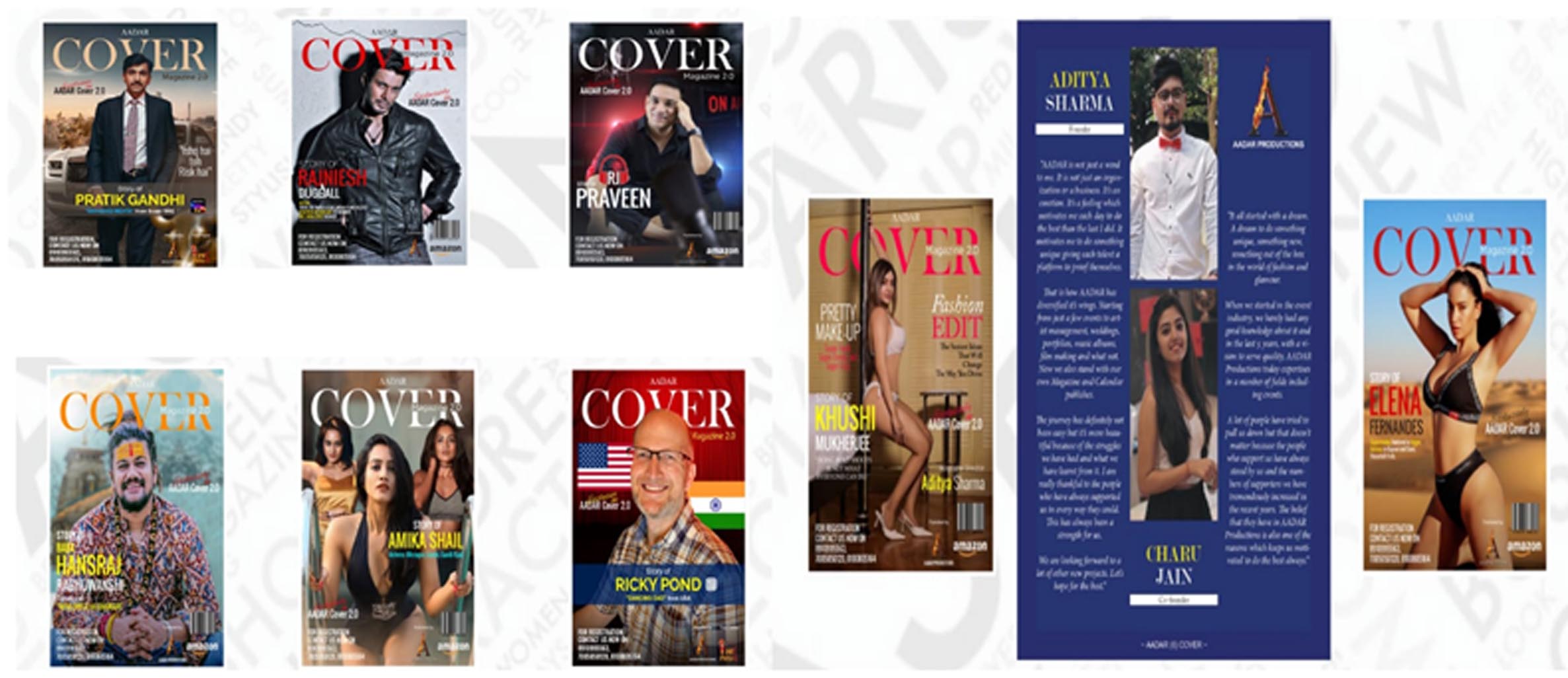 AADAR PRODUCTIONS launches the second edition of Aadar Cover Magazine 