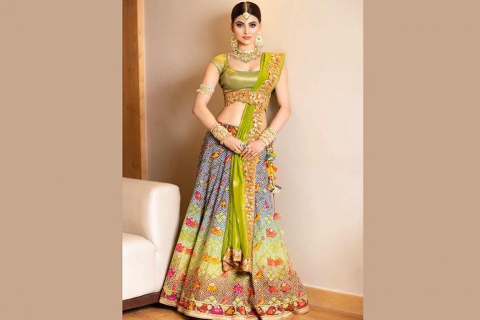 Urvashi Rautela giving traditional vibes in bandhani lehenga from Asha Gautam along with statement jewellery for a recent wedding! Urvashi Rautela giving traditional vibes in bandhani lehenga from Asha Gautam along with statement jewellery for a recent wedding!