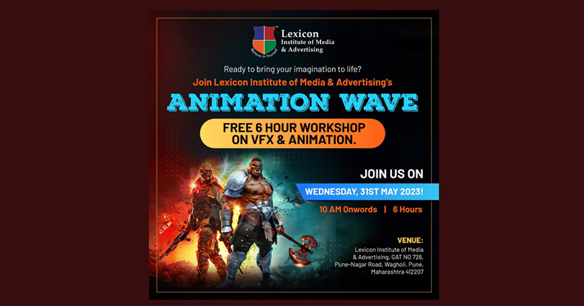 Lexicon Institute of Media & Advertising announces free masterclass by VFX industry expert Deepal Dass