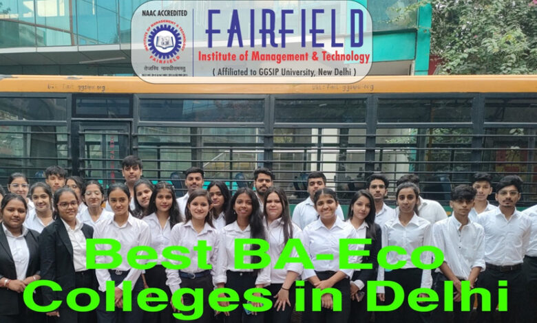 Top BA in Economics Colleges in Delhi NCR