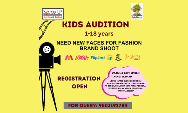 Spice Up Events and Casting Announces Kids Audition for Aspiring Young Models