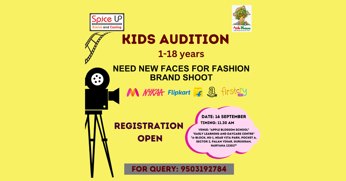 Spice Up Events and Casting Announces Kids Audition for Aspiring Young Models