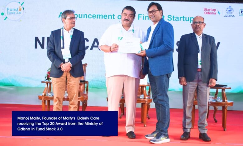 Maity's Elderly Care Services Celebrates Double Triumph: Named Best Startup in India by KIIT TBI and Secures Top 20 Spot in Fundstack 3.0 by Govt. of Odisha