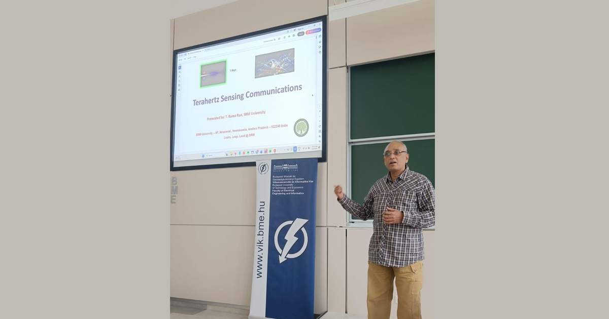 Prof Asr Rao Professor Rama Rao Represents SRM AP at Leading European Universities ...